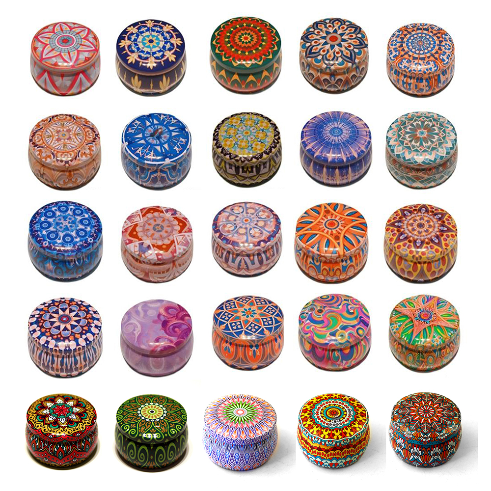 Metal Tin Lid 4Oz - Empty Candle Jars 2.2Oz 4Oz Round