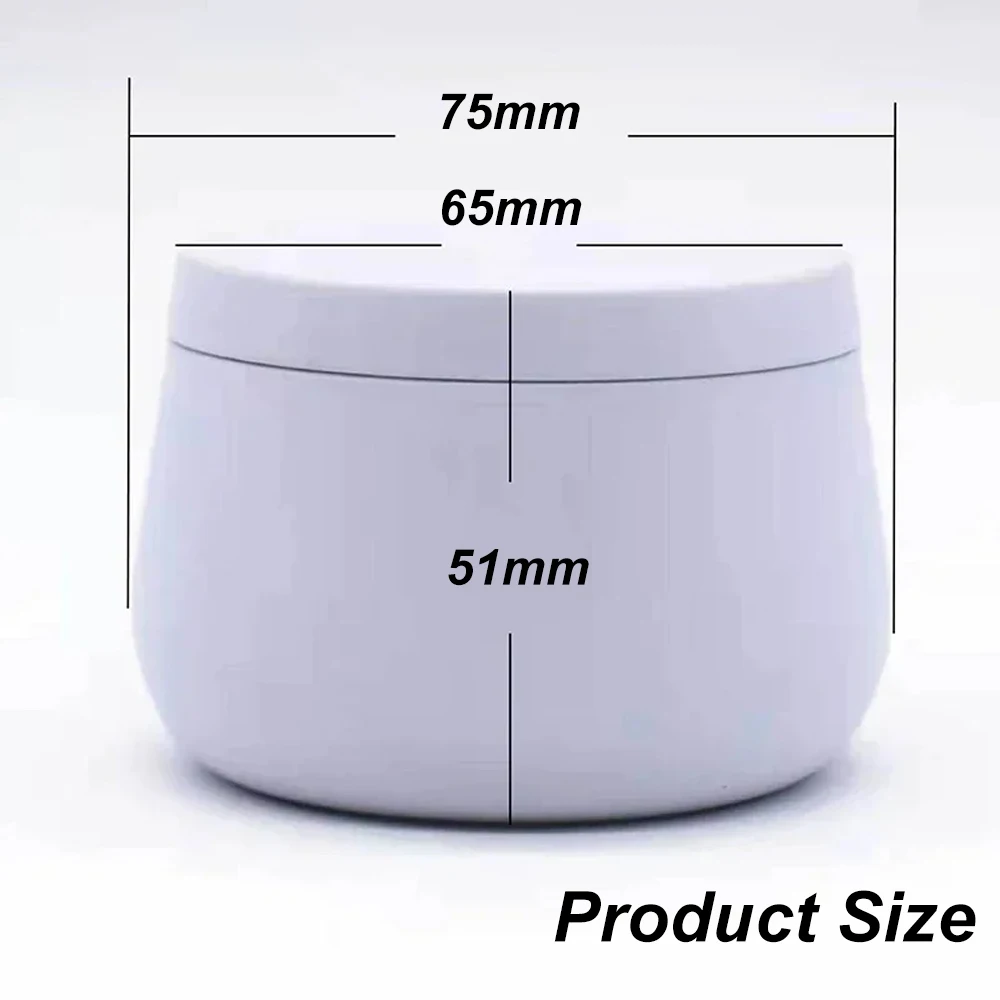 12PCS Metal Empty Tins With Li - Metal Tin Lid 4Oz ulasan dan harga