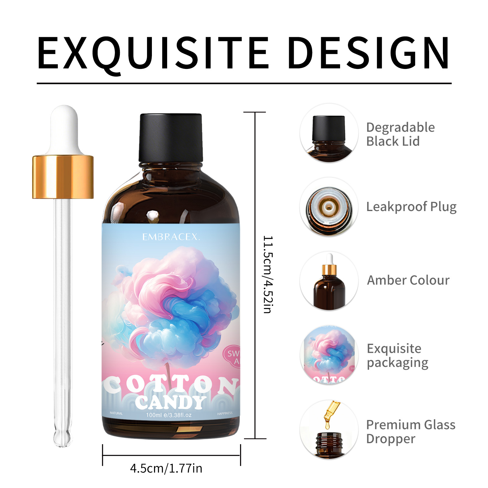 100ml Cotton Candy Essential O - Candle Souvenir ulasan dan harga