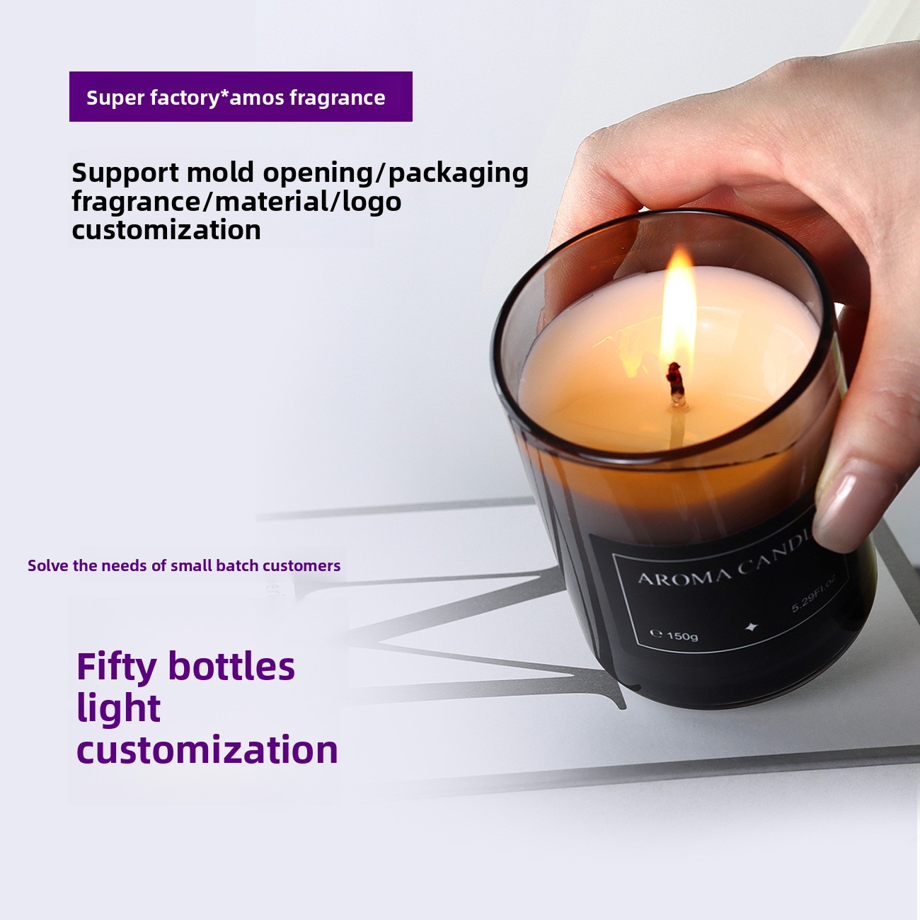 Scented Candles Soybean Wax Sm - Candle Souvenir ulasan dan harga