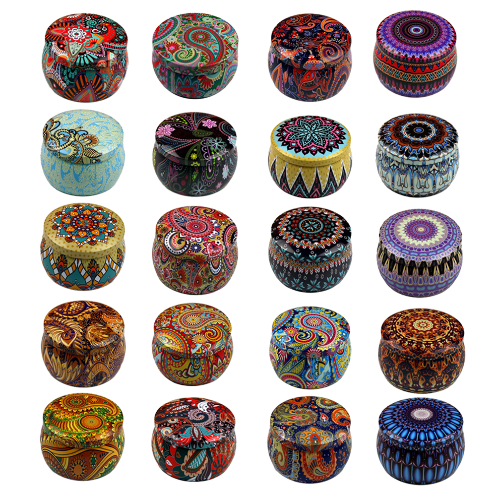 Empty Candle Jars 2.2Oz 4Oz Ro - Metal Tin Lid 4Oz ulasan dan harga