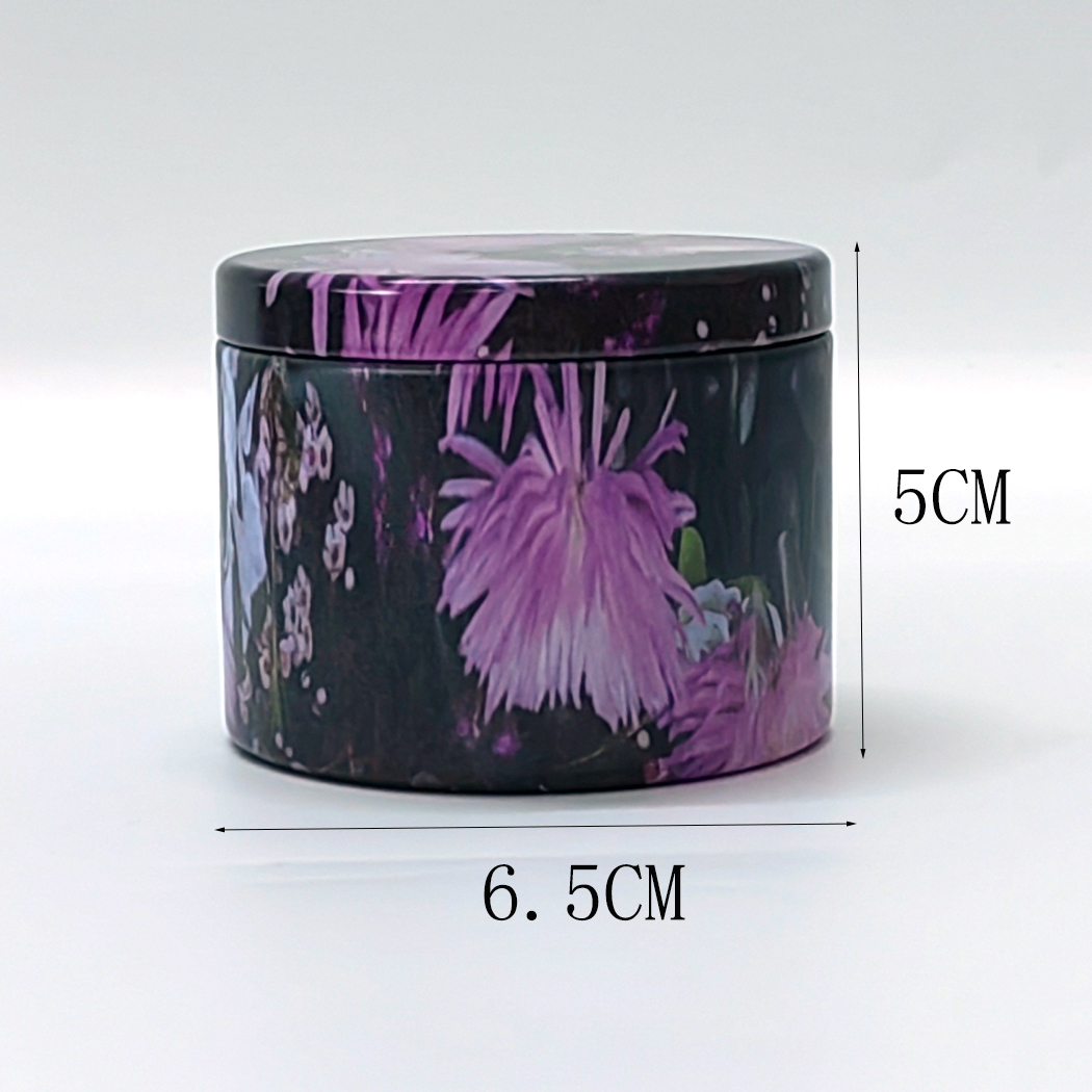20Pcs 4oz Floral Luxury Round  - Metal Tin Lid 4Oz ulasan dan harga