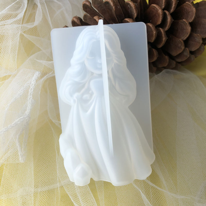 3D Cute Princess Silicone Cand - Candle Souvenir ulasan dan harga