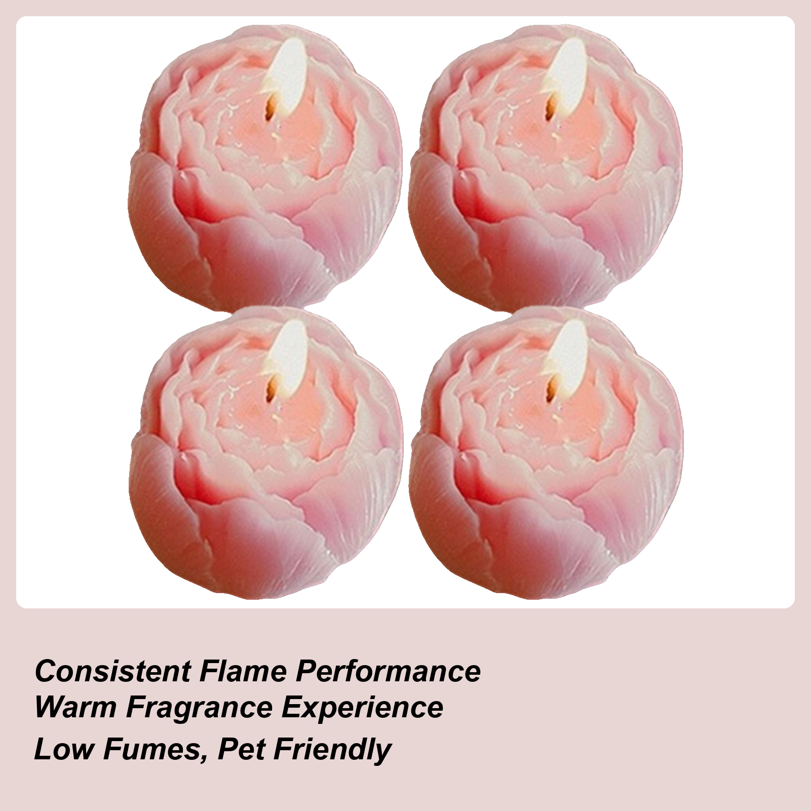 Soy Wax Candles Creative Flowe - Candle Souvenir ulasan dan harga