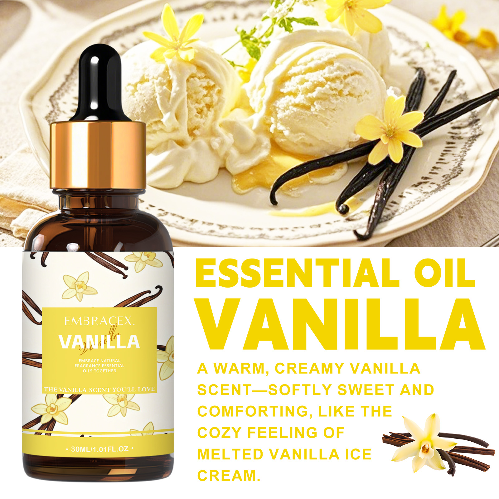 30ml Vanilla Essential Oil Per - Candle Souvenir ulasan dan harga