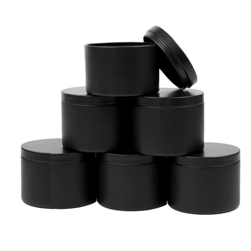 24Pcs Black Candle Tins Set 4O - Black Tin Candle ulasan dan harga