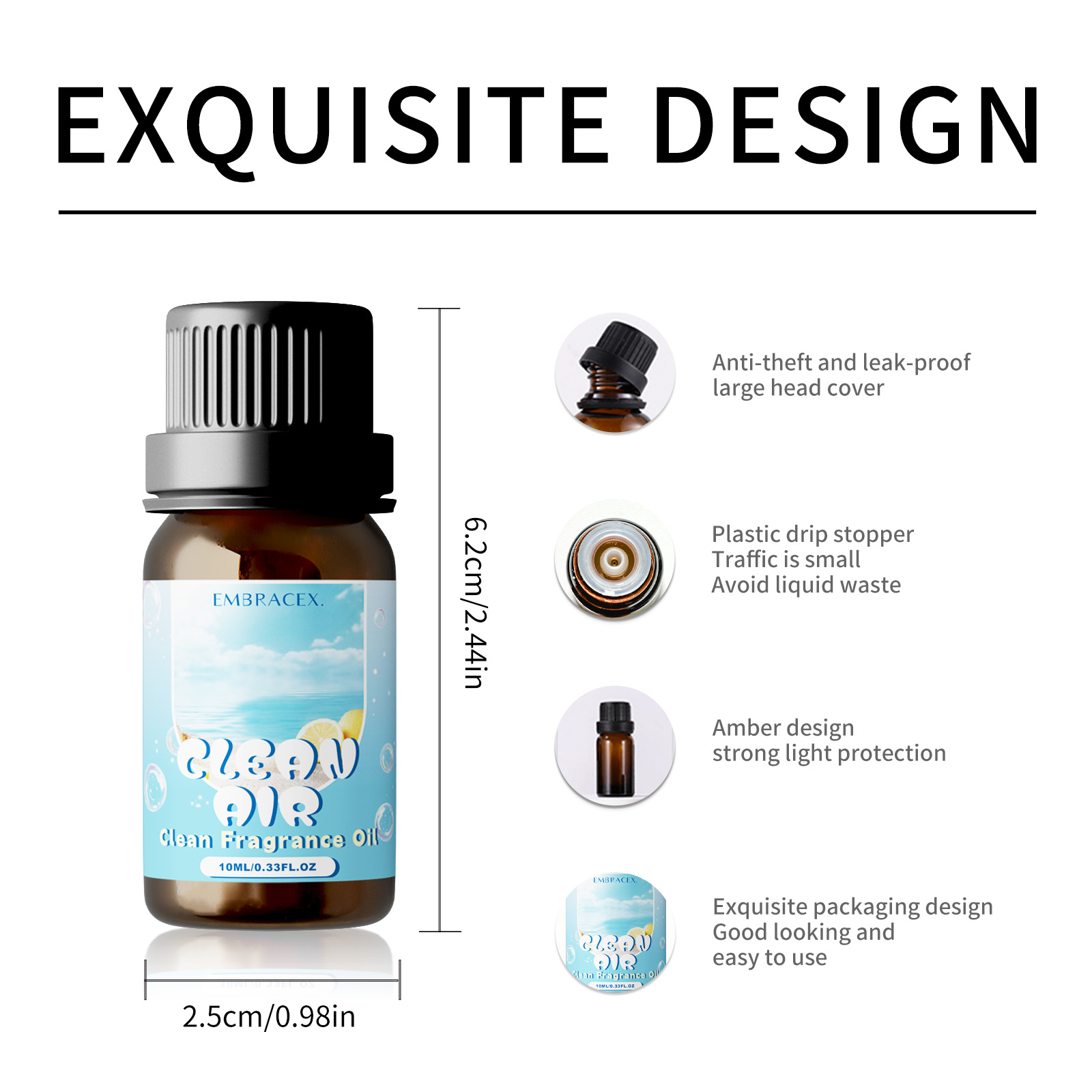 10ml Clean Air Essential Oil L - Candle Souvenir ulasan dan harga