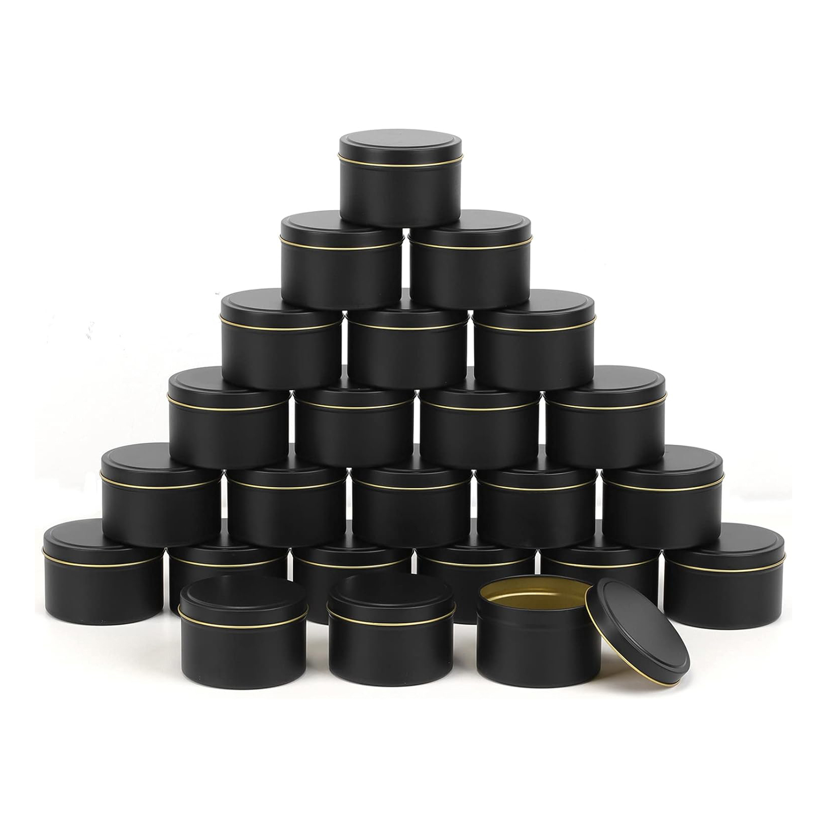 4 OZ Candle Tins 24 Pcs Empty  - Metal Tin Lid 4Oz ulasan dan harga