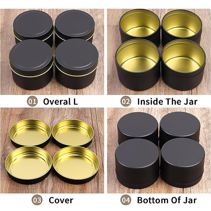 4 OZ Candle Tins 24 Pcs Empty  - Metal Tin Lid 4Oz ulasan dan harga