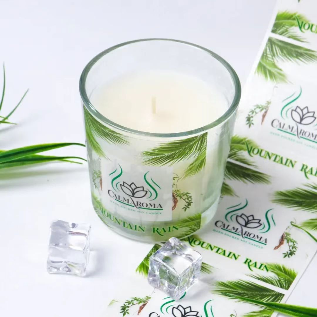 Custom self-adhesive wax seal  - Black Tin Candle ulasan dan harga