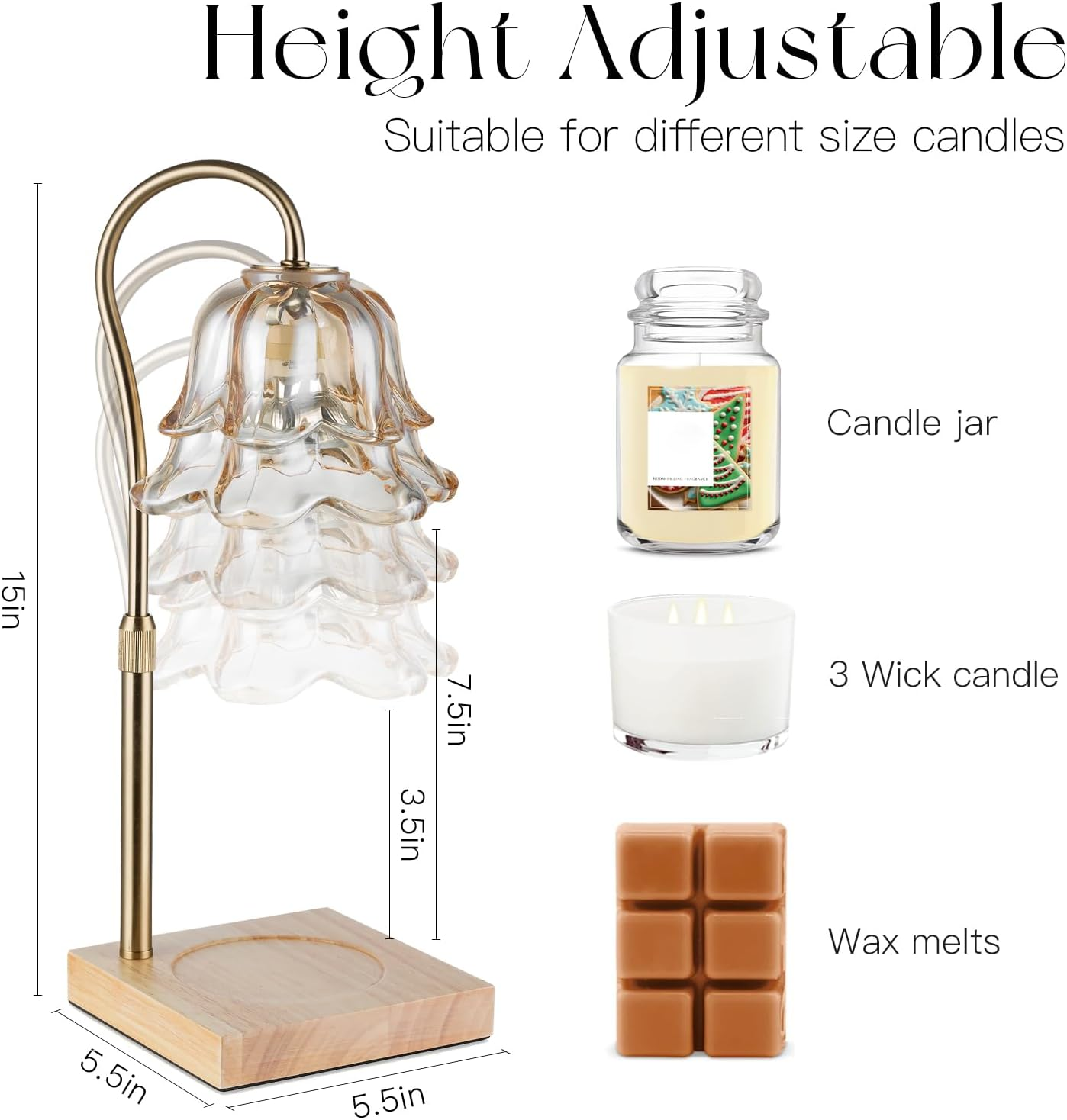 Candle Warmer Lamp with Timer: - Candle Souvenir ulasan dan harga