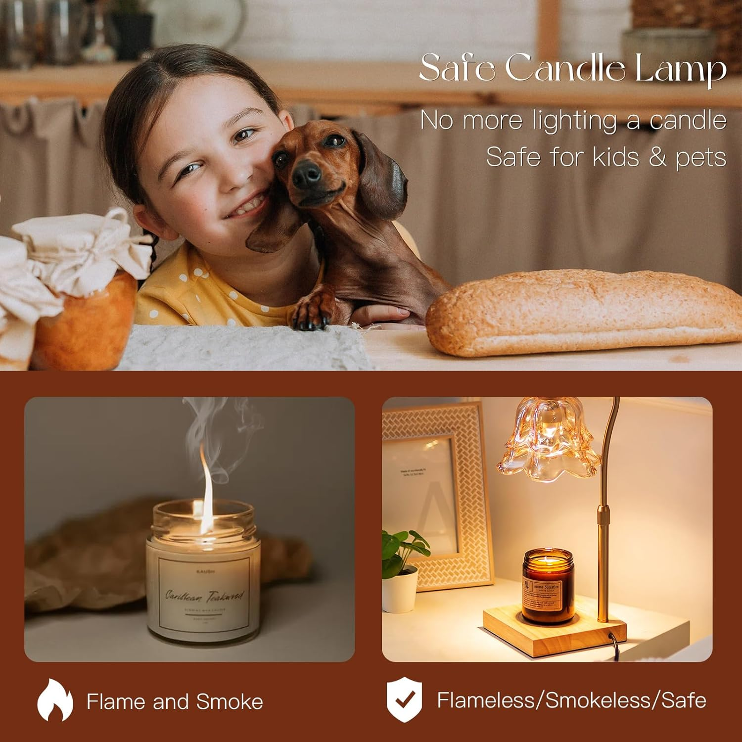 Candle Warmer Lamp with Timer: - Candle Souvenir ulasan dan harga
