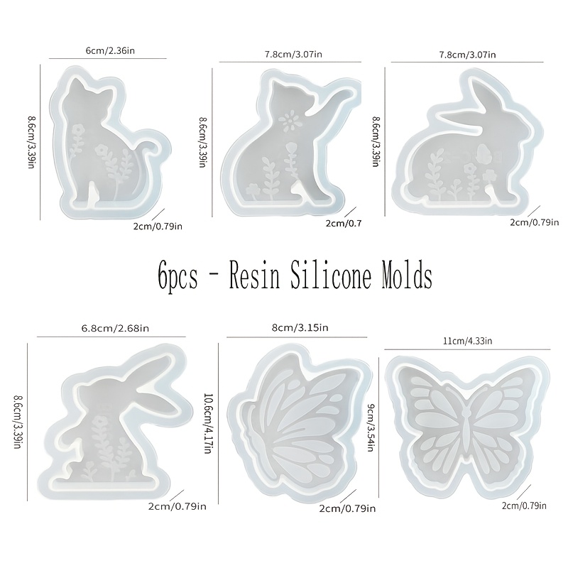 6pcs - 3D Rabbit and Kitten Si - Candle Souvenir ulasan dan harga