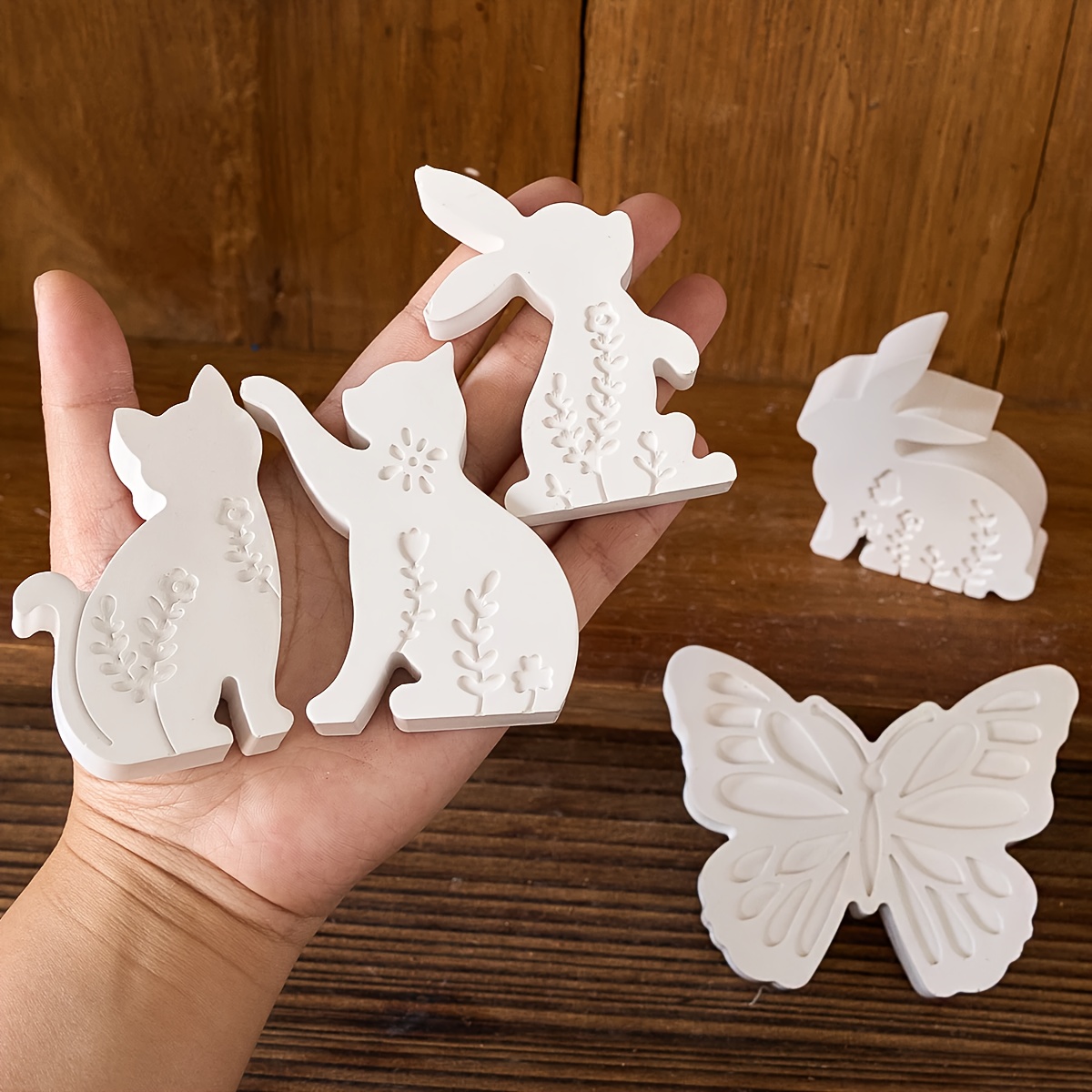 6pcs - 3D Rabbit and Kitten Si - Candle Souvenir ulasan dan harga