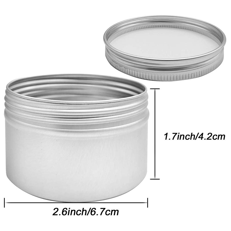 12Pcs 4Oz Metal Candle Tins fo - Metal Tin Lid 4Oz ulasan dan harga