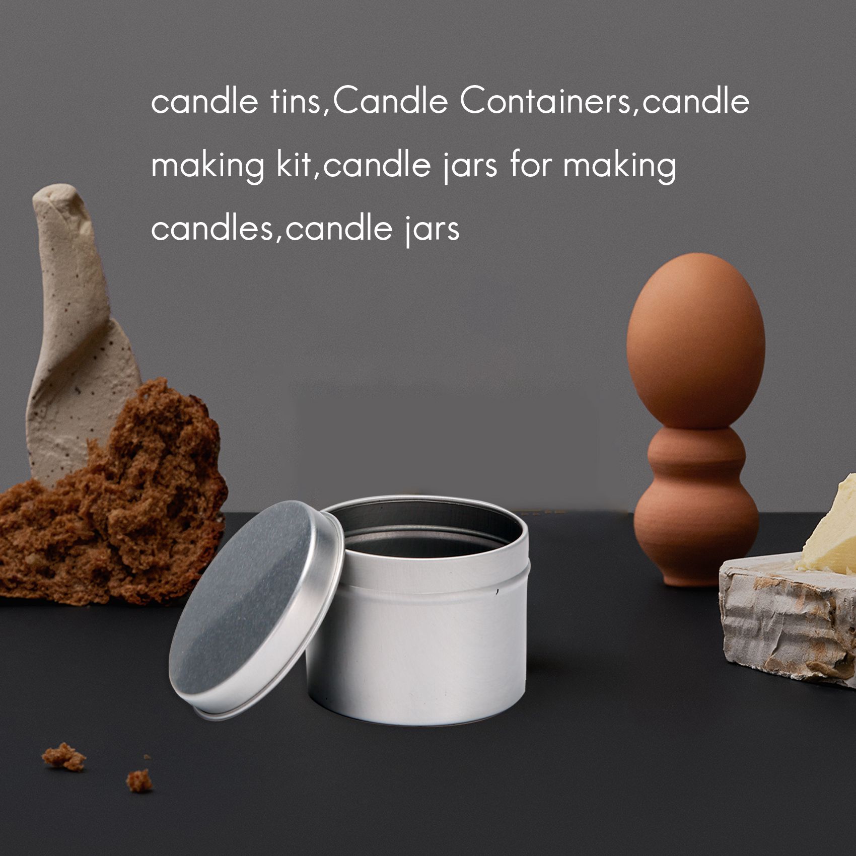 BHBL 24 Pack Tins Box Candle T - Black Tin Candle ulasan dan harga