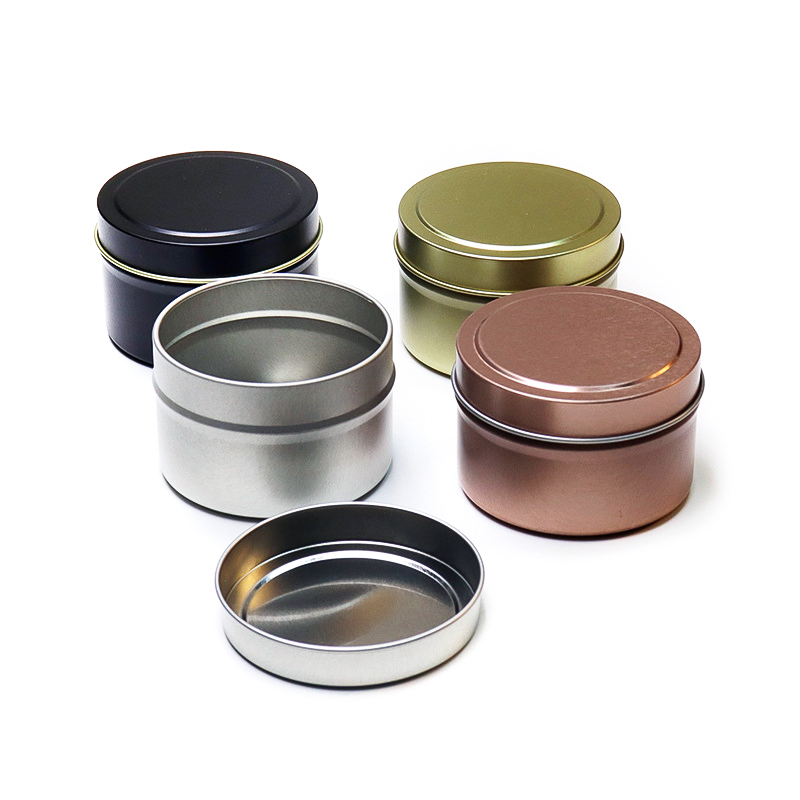 120ML/4OZ Candle Jars Empty Ca - Metal Tin Lid 4Oz ulasan dan harga