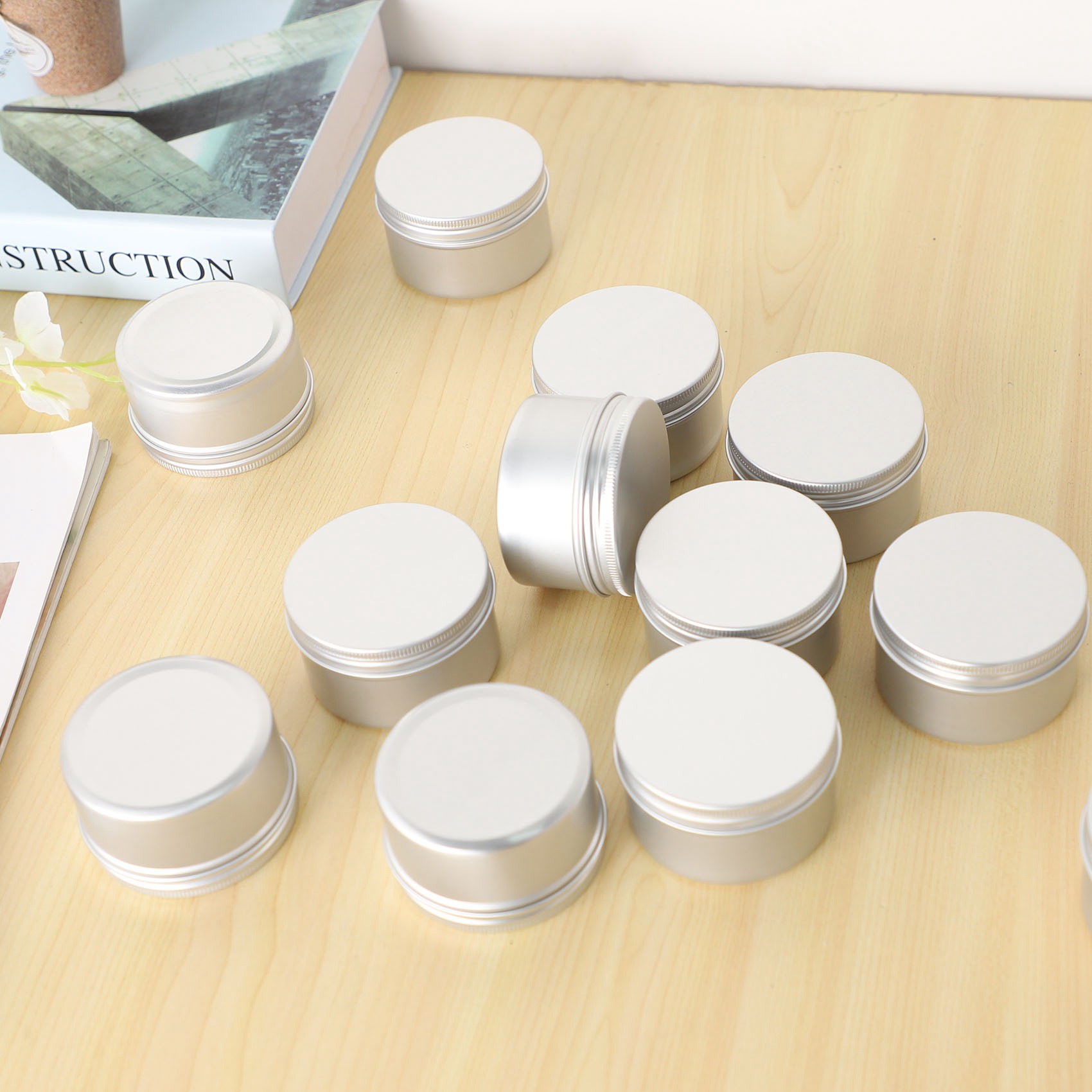 A56P-12Pcs 4Oz Metal Candle Ti - Metal Tin Lid 4Oz ulasan dan harga