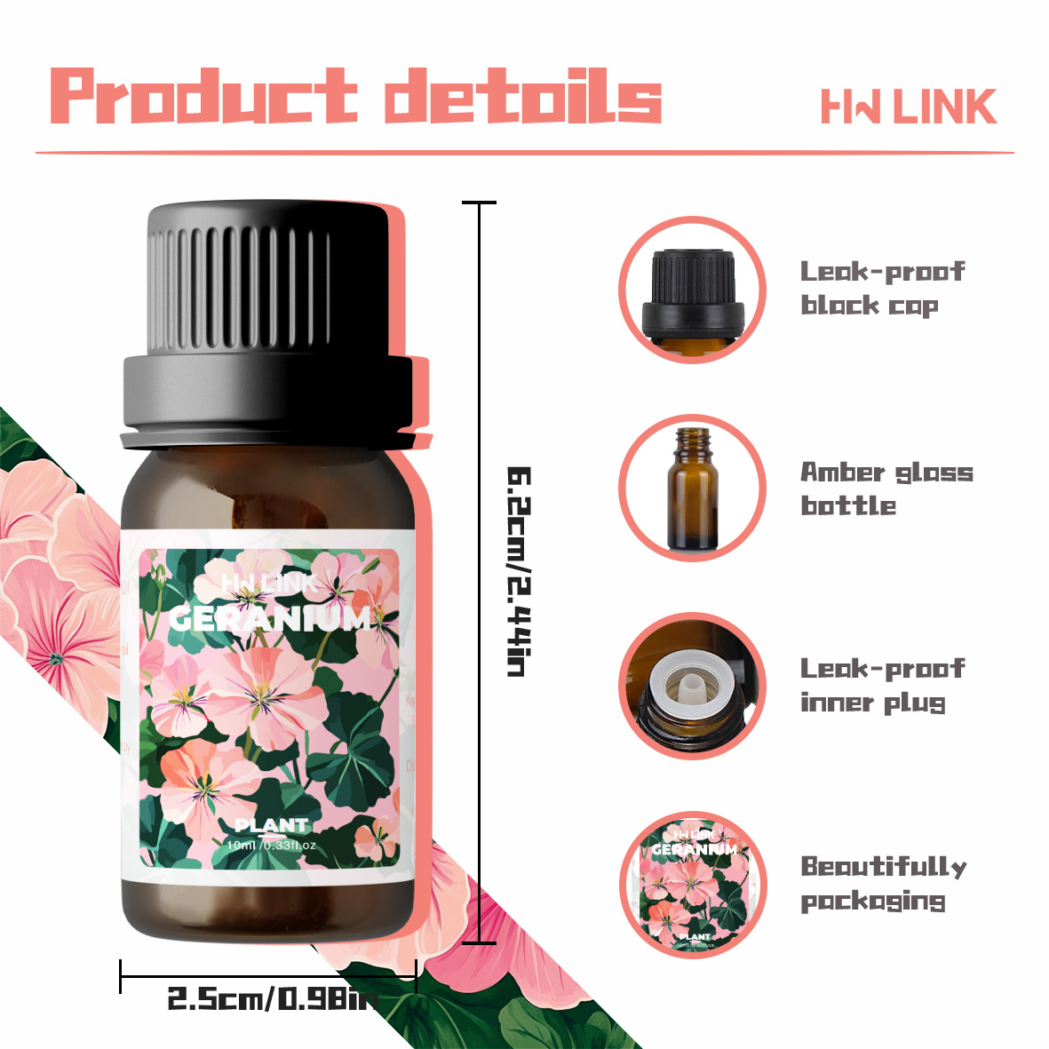 Geranium Essential Oil 10ml 10 - Candle Souvenir ulasan dan harga