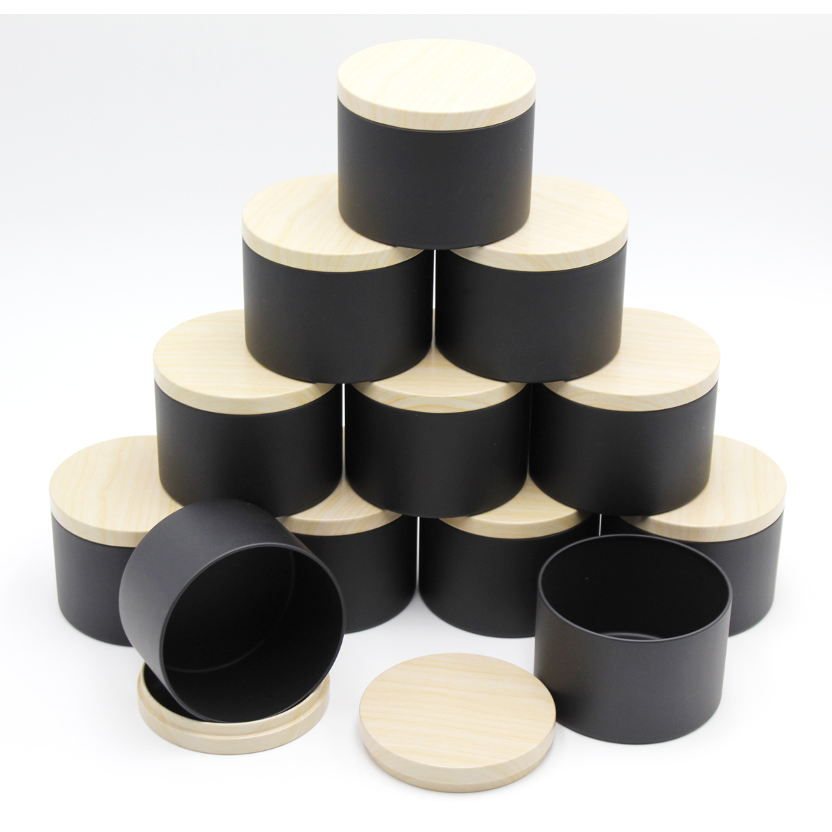 12pcs 4oz Candle Tins With Lid - Metal Tin Lid 4Oz ulasan dan harga