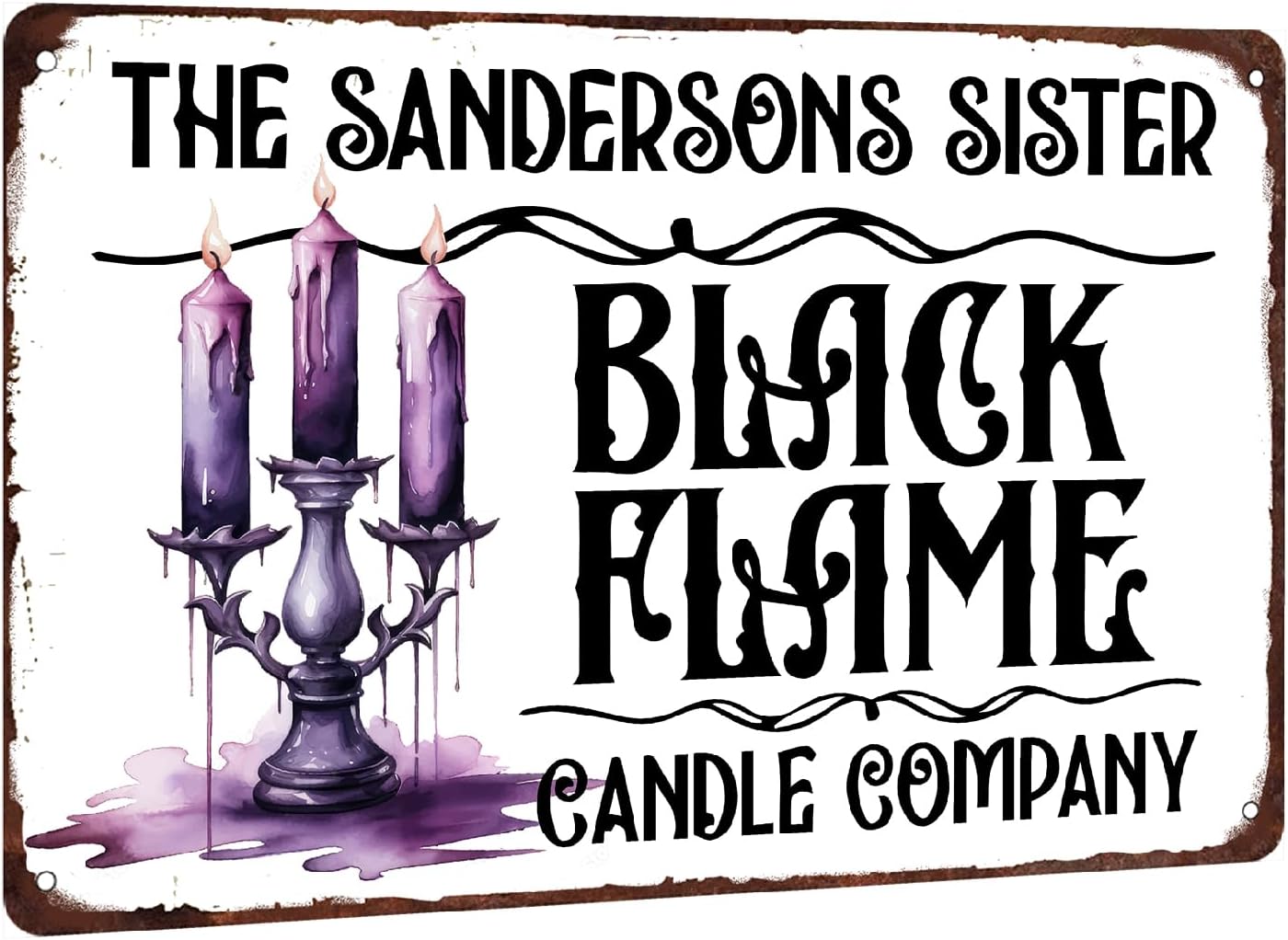 k1,Funny Halloween Black Flame - Black Tin Candle ulasan dan harga