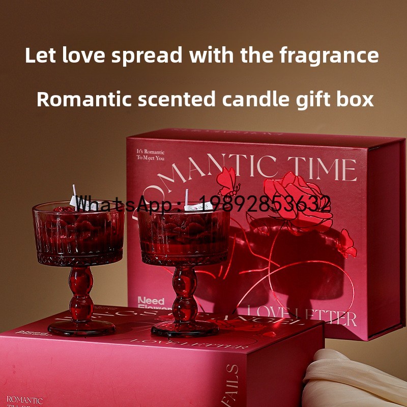 LZ rose scented candle modelin - Candle Souvenir ulasan dan harga