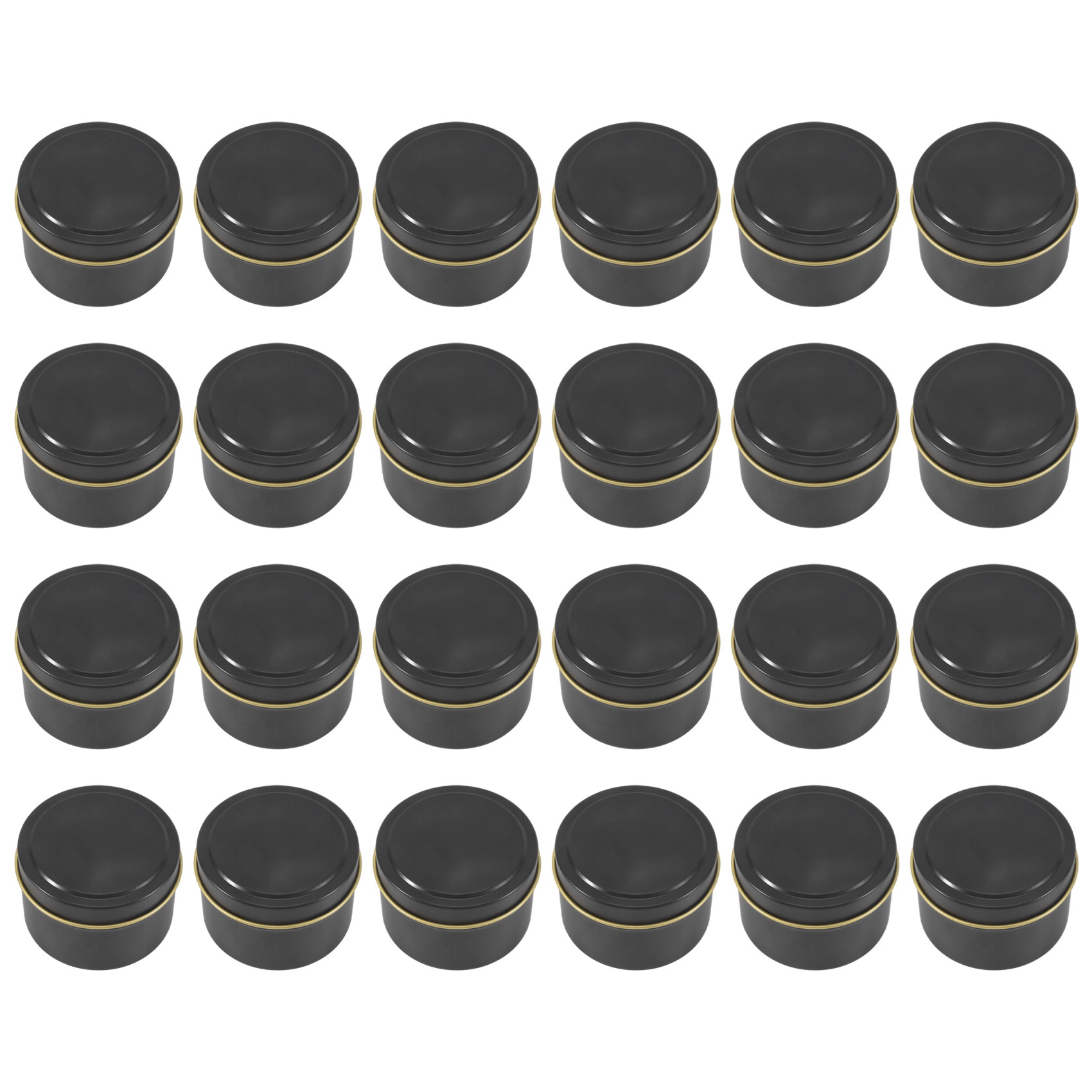 BHBL Candle Tins, 24 Piece, 4  - Black Tin Candle ulasan dan harga
