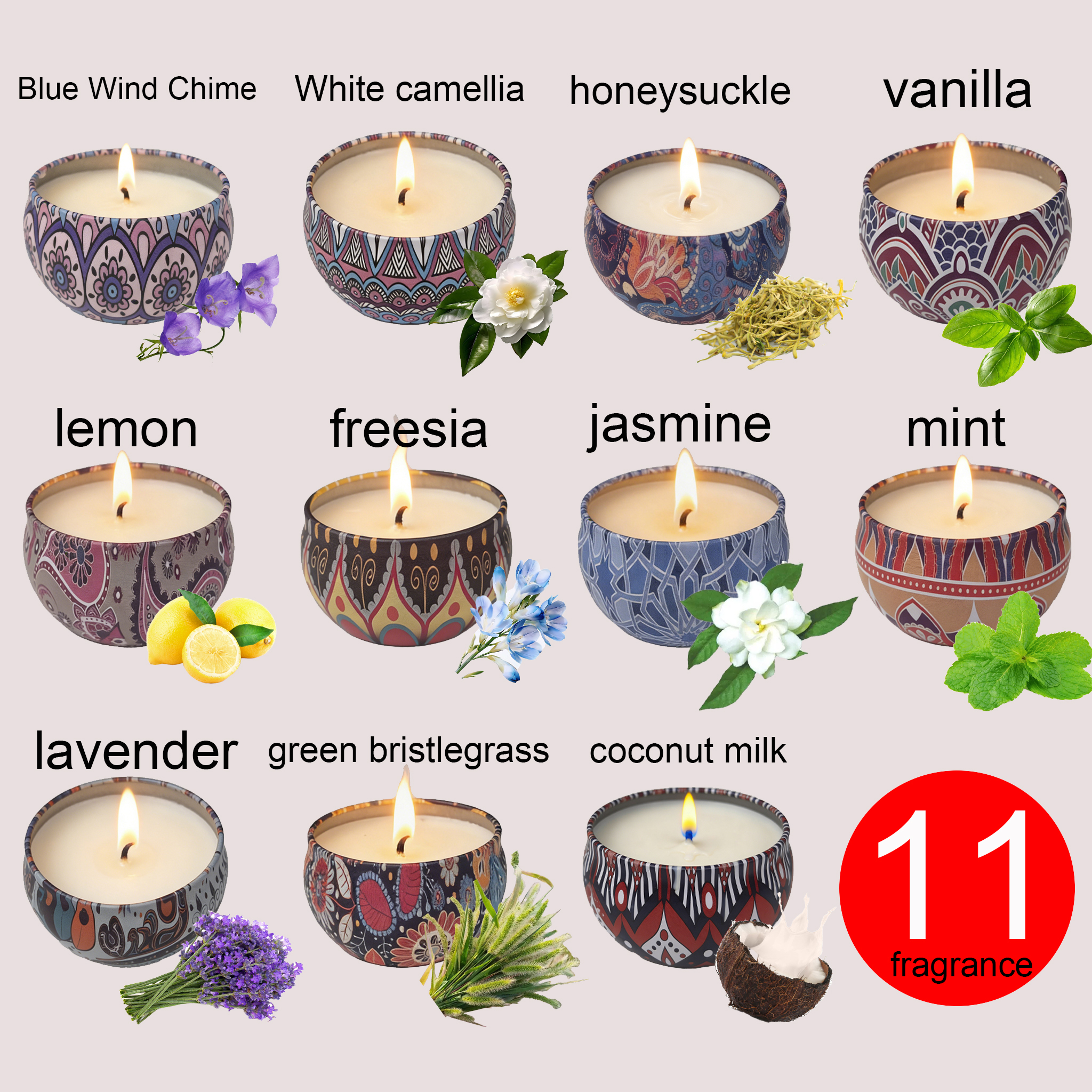1 Pack of Ham-Scented Aromathe - Candle Souvenir ulasan dan harga