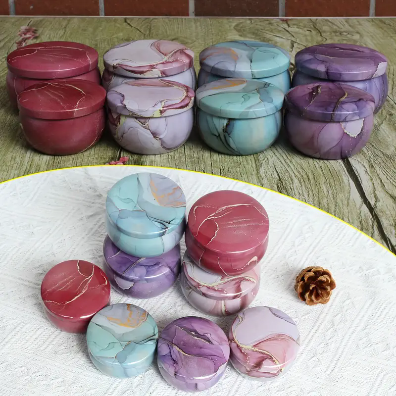 12pcs 2.2/4oz Candle Tins With - Metal Tin Lid 4Oz ulasan dan harga
