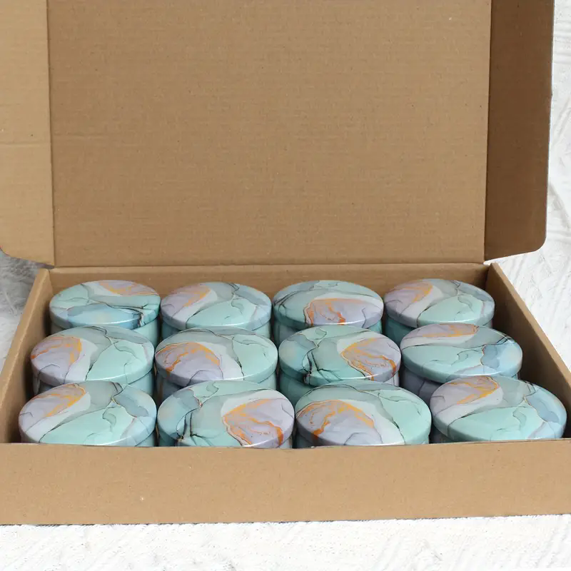 12pcs 2.2/4oz Candle Tins With - Metal Tin Lid 4Oz ulasan dan harga